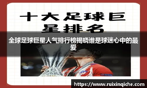 全球足球巨星人气排行榜揭晓谁是球迷心中的最爱